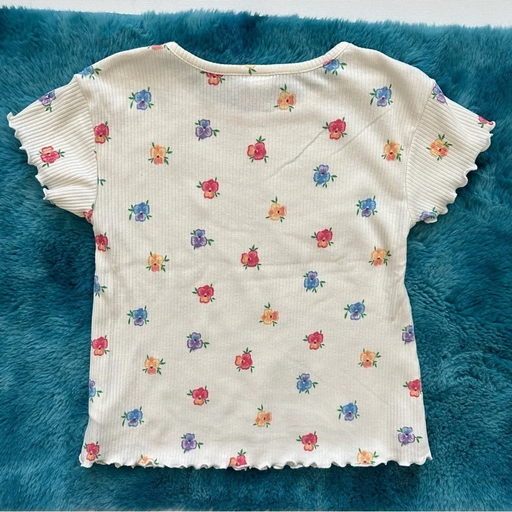 Old Navy Girls Short Sleeve Ribbed T-shirt Size 5T